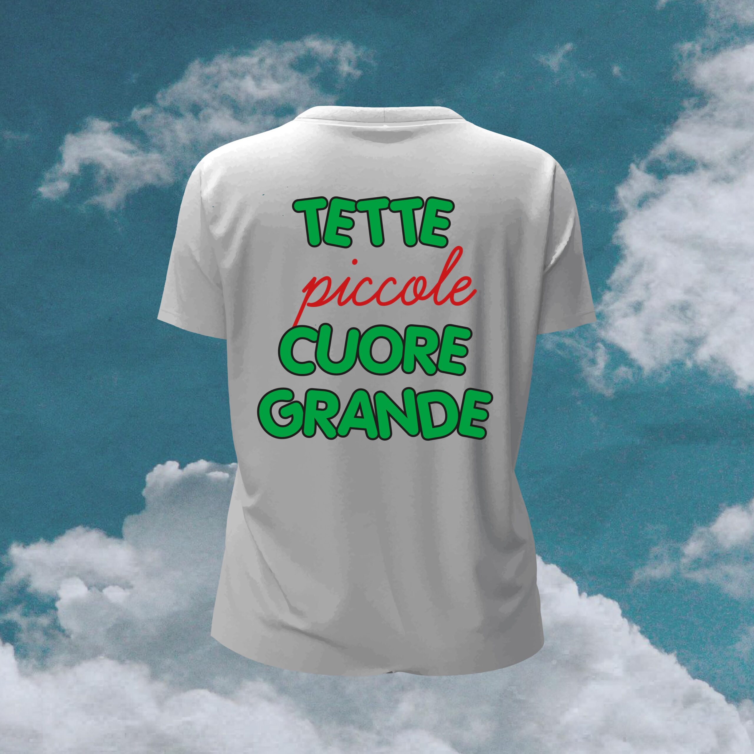 Tette Piccole Cuore Grande T-Shirt TONICA – Discotonica